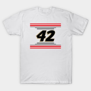 John Hunter Nemechek #42 2024 NASCAR Design T-Shirt